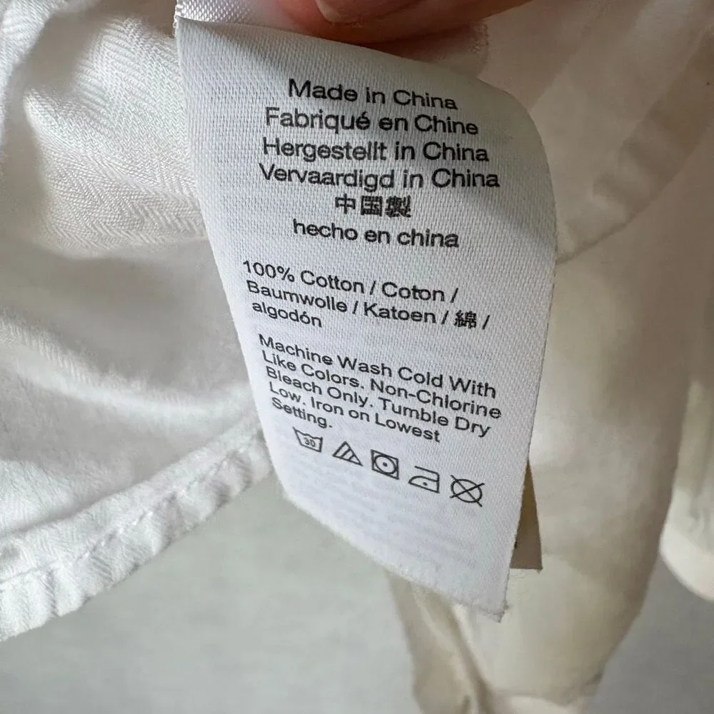J.Crew Cinched-Waist Top Lightweight 100% Cotton Regency Cottagecore Puff Sleeve